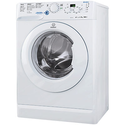Indesit XWD71252W Freestanding Washing Machine, 7kg Load, A++ Energy Rating, 1200rpm Spin, White
